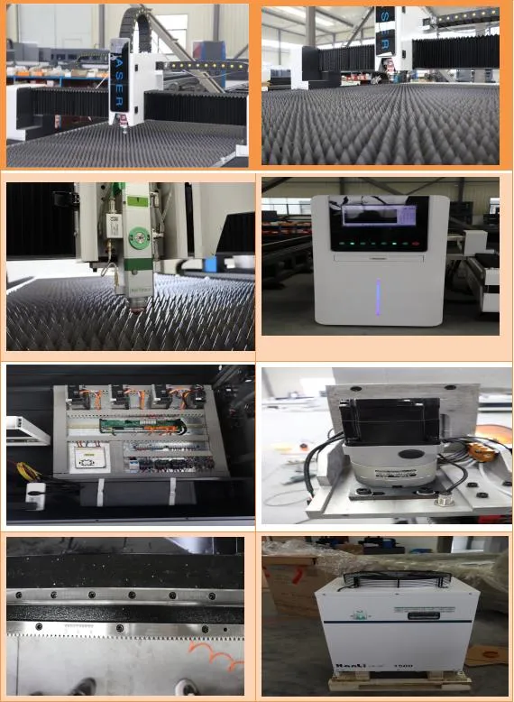 1kw 2kw 3kw Metal Sheet Mild Stainless Steel Aluminum Copper Cutting Tube Fiber Laser Cutter Machine 3015 2030 2040 2060