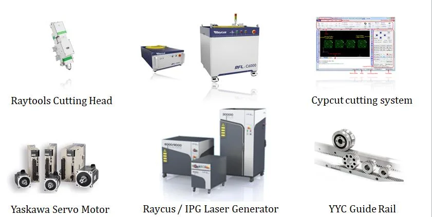 Full Enclosed Stainless Steel Fiber Laser Cutter for Aluminum CNC Fiber Laser Cutting Machine