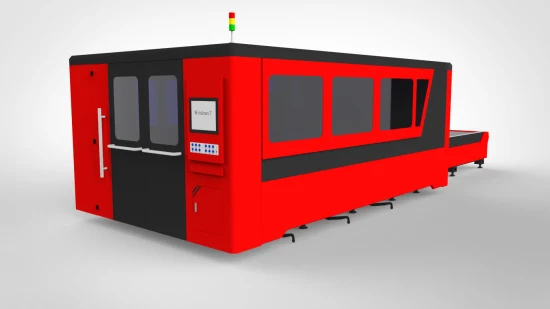 Vollständig geschlossener Edelstahl-Faserlaserschneider für Aluminium-CNC-Faserlaserschneidemaschine