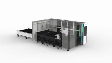 Hocheffizienter Laser-Faserlaserschneider mit geschlossenem Design und günstigem Preis